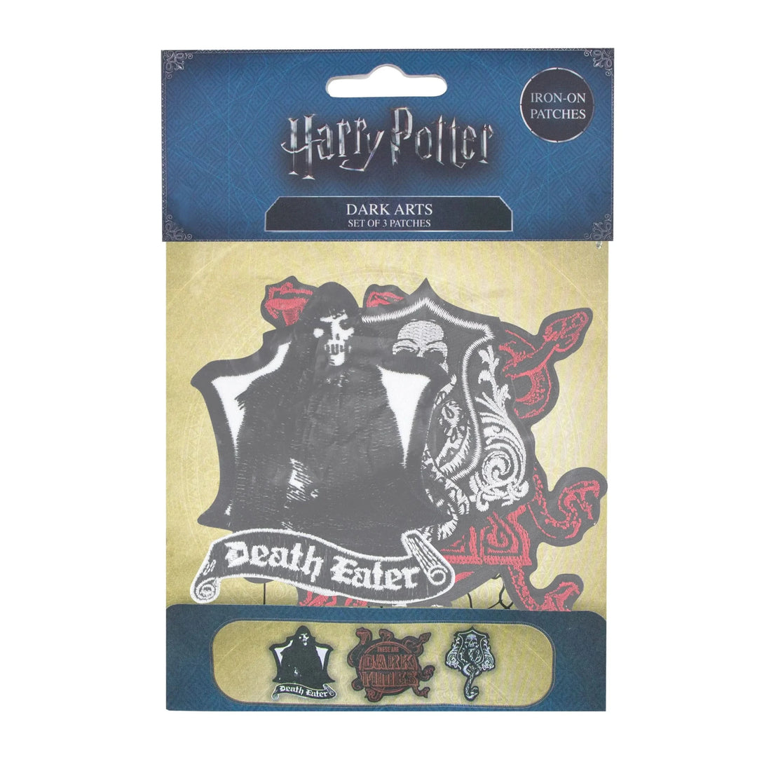 Harry Potter Set Of 3 Crest/patch - Deluxe Dark Art CR2207