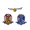Harry Potter Set Of 3 Harry Potter Crest/patch Golden Snitch Deluxe CRZ0007