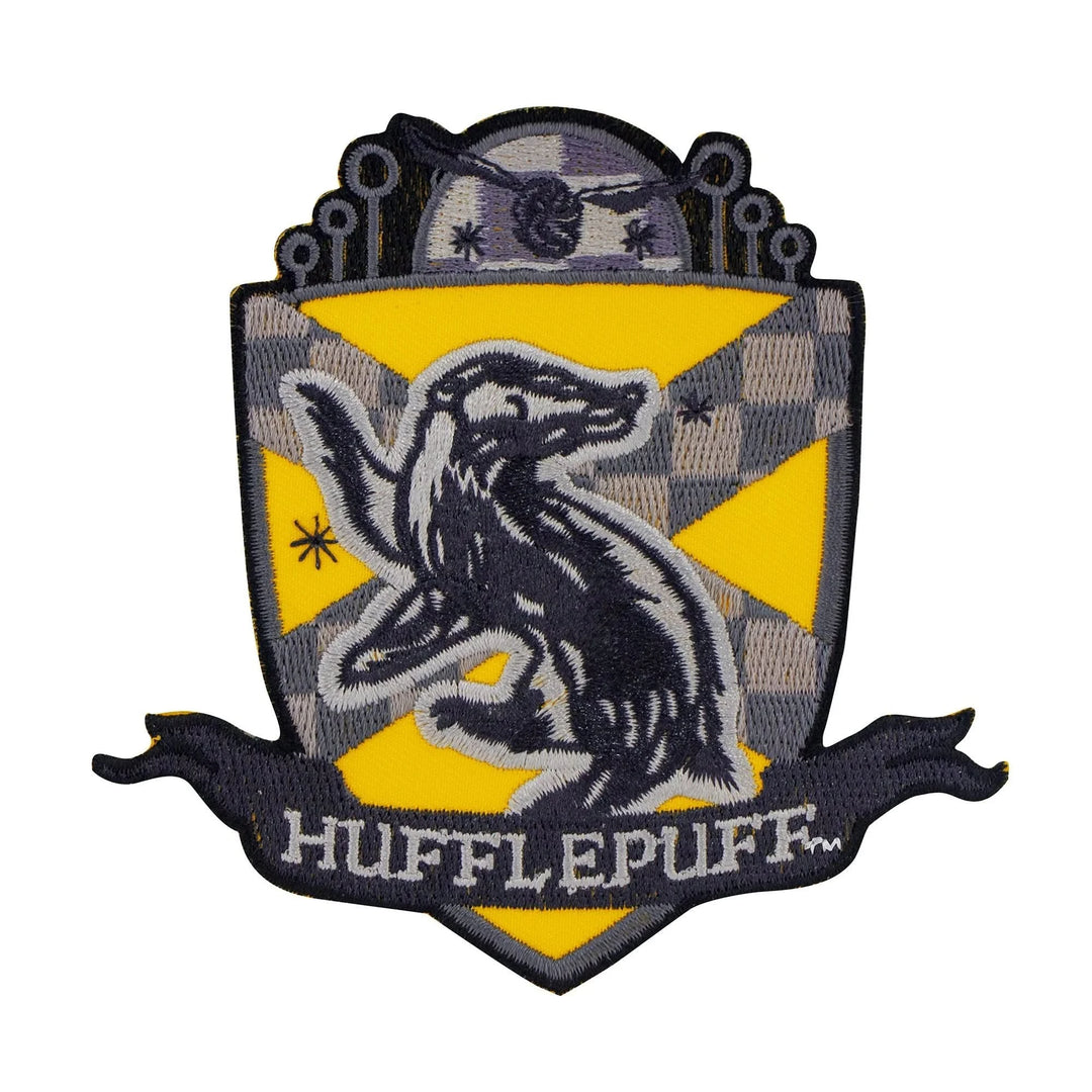 Harry Potter Set Of 3 Crest/patch - Deluxe Hogwarts/quidditch Hogwarts CRZ0006