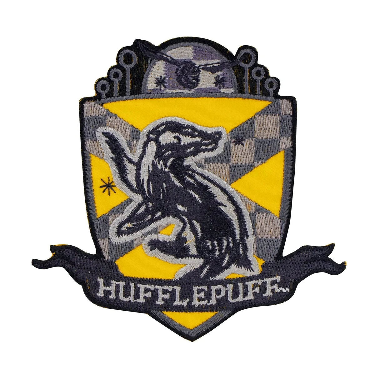 Harry Potter Set Of 3 Crest/patch - Deluxe Hogwarts/quidditch Hogwarts CRZ0006