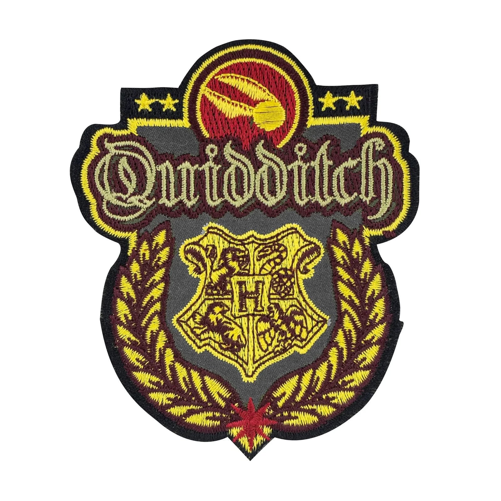 Harry Potter Set Of 3 Crest/patch - Deluxe Hogwarts/quidditch Hogwarts CRZ0006