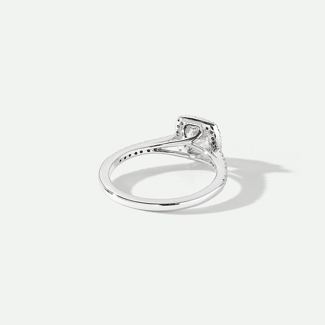 Cynthia | 9ct White Gold 0.70ct tw Lab Grown Diamond Halo Ring