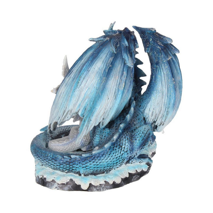 Mothers Love Blue Dragon and White Dragonling Figurine D0291B4
