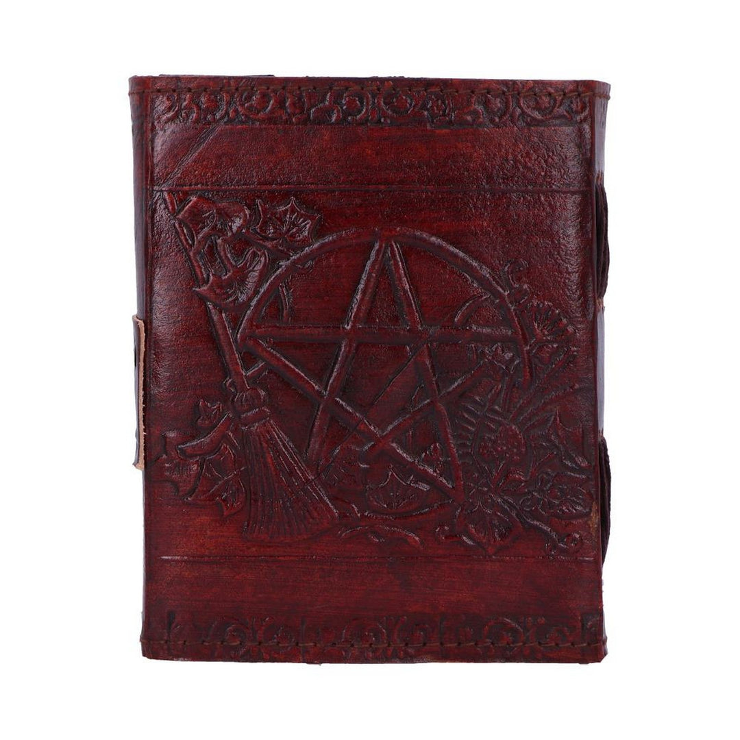 Nemesis Now Lockable Pentagram Leather Emboss Journal D1021C4