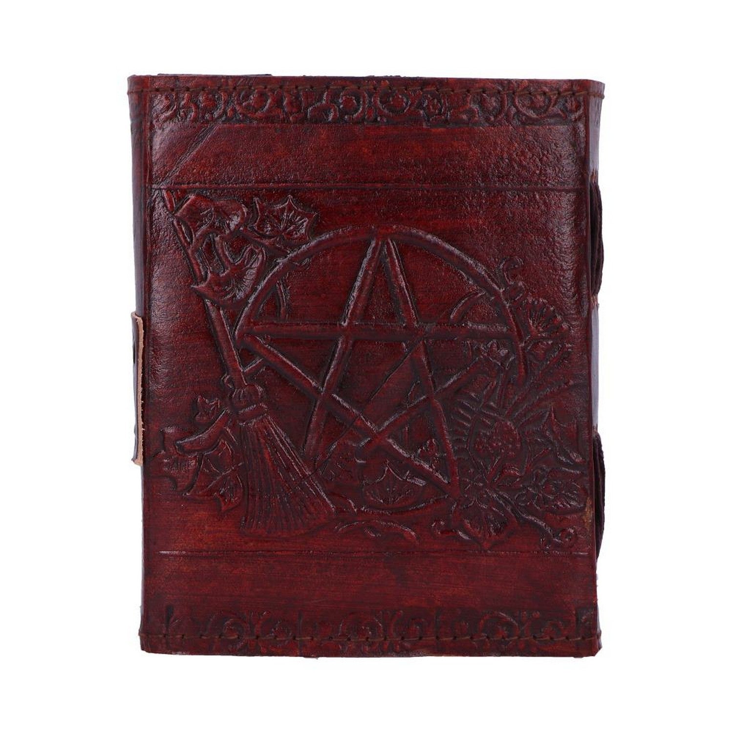 Nemesis Now Lockable Pentagram Leather Emboss Journal D1021C4