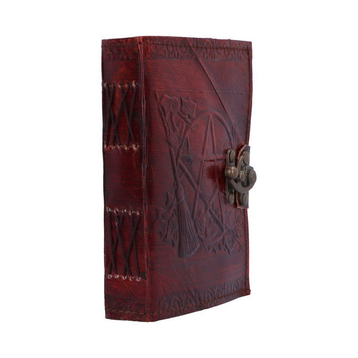 Nemesis Now Lockable Pentagram Leather Emboss Journal D1021C4