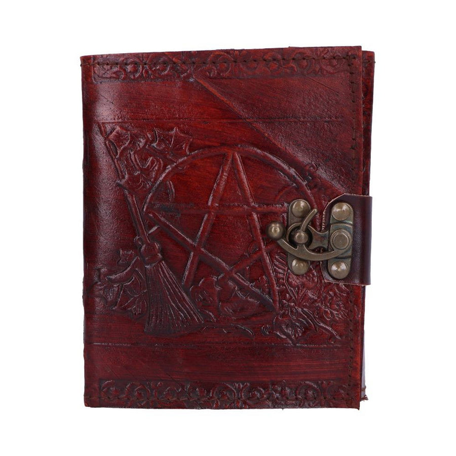 Nemesis Now Lockable Pentagram Leather Emboss Journal D1021C4