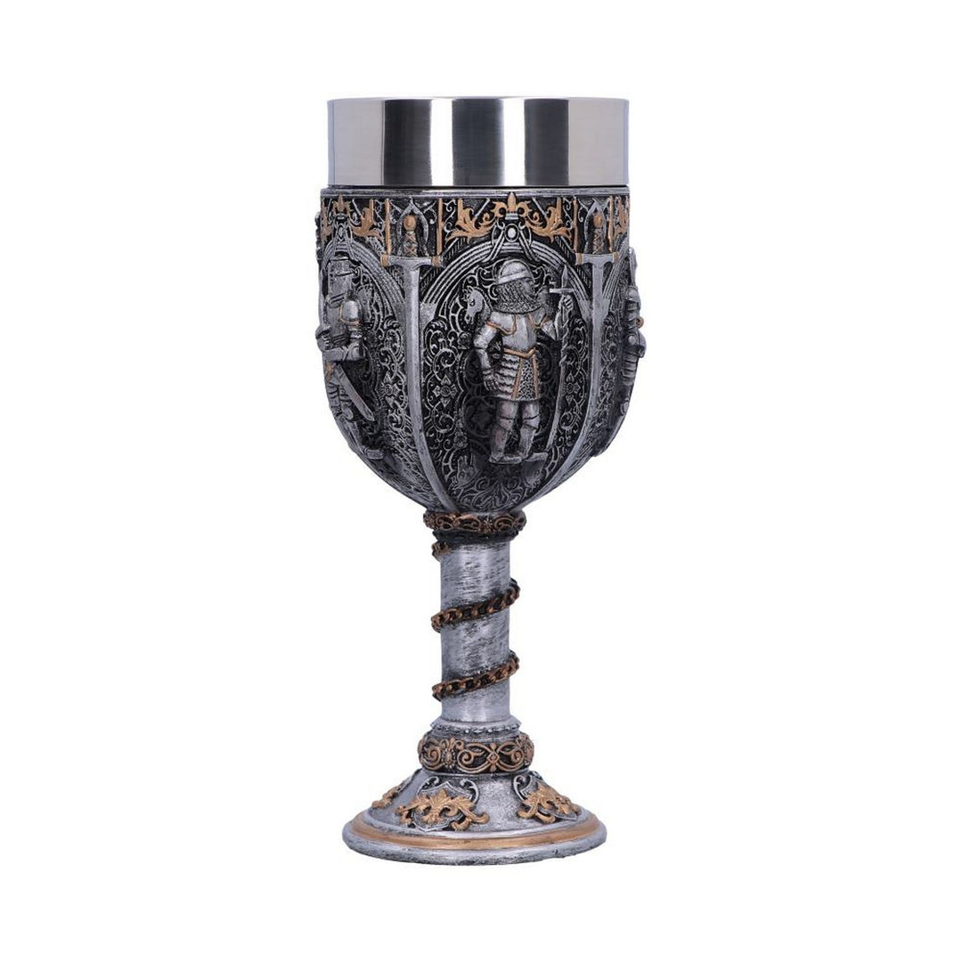 Medieval Knight Chain Wine Goblet D1070C4