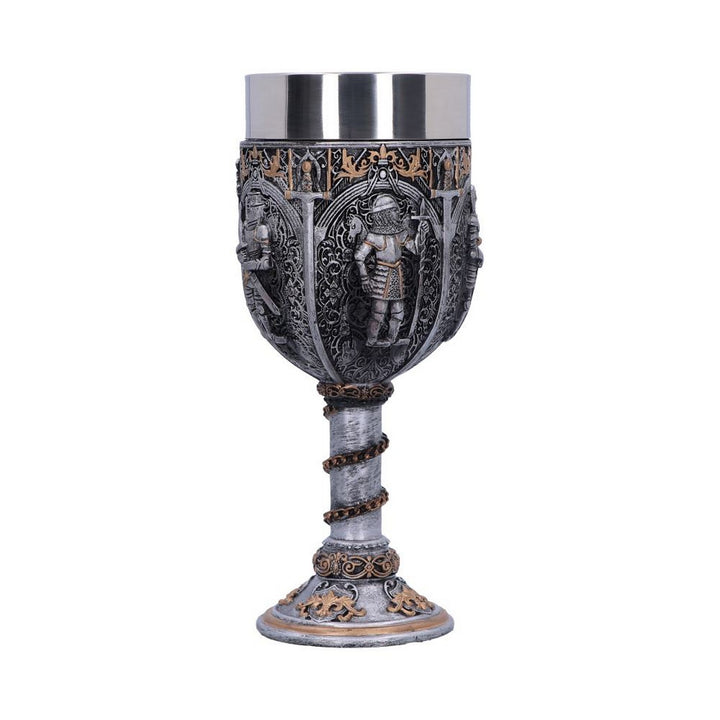 Medieval Knight Chain Wine Goblet D1070C4