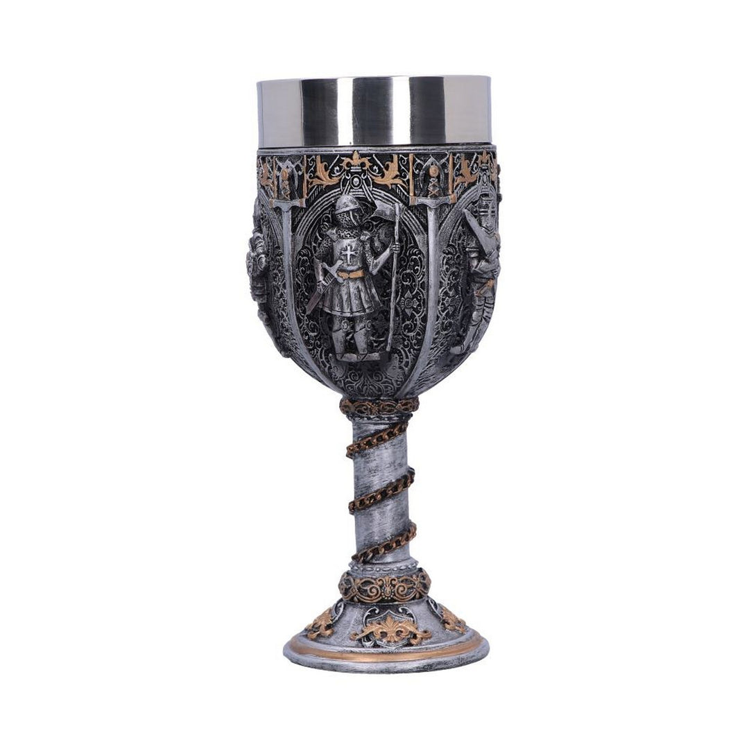 Medieval Knight Chain Wine Goblet D1070C4