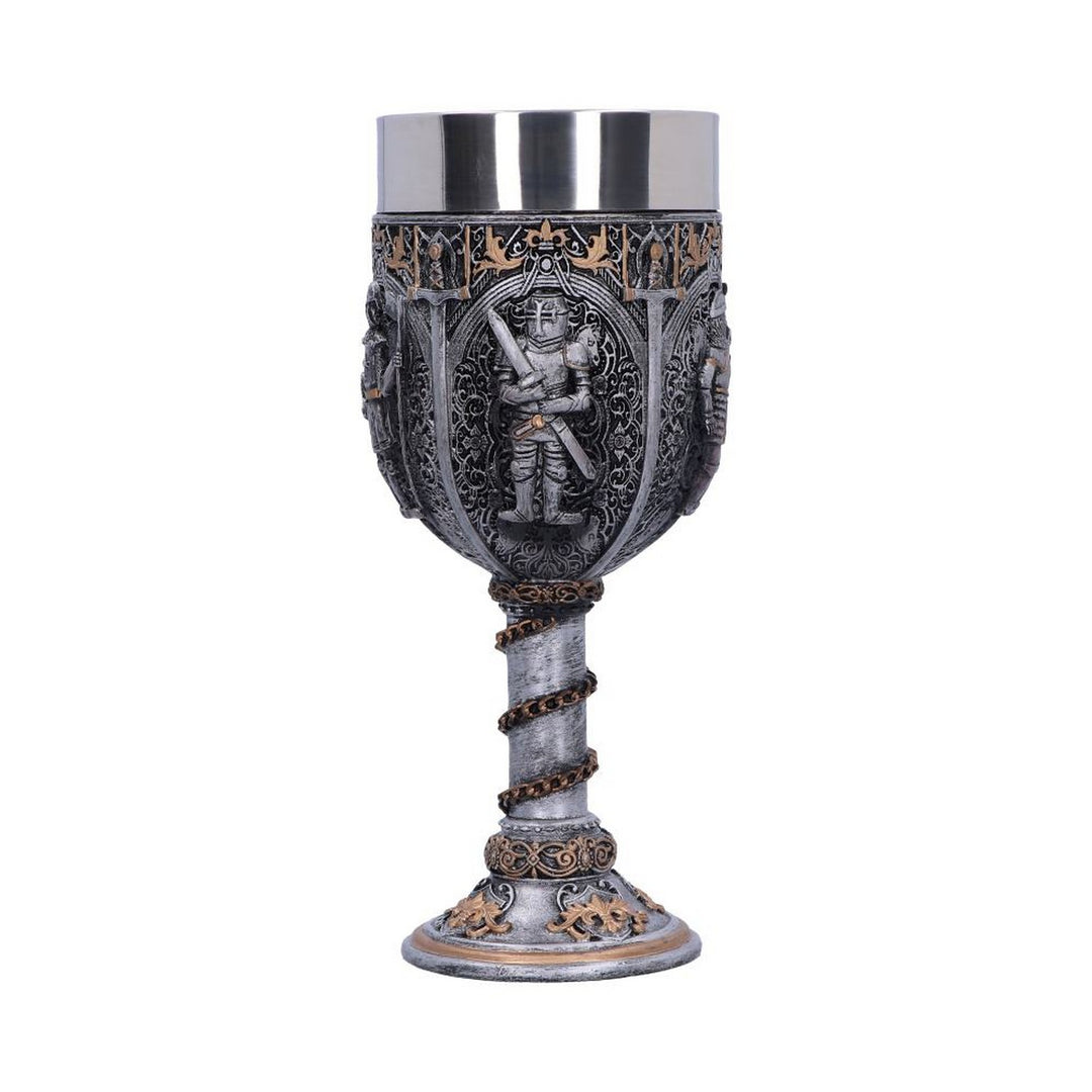 Medieval Knight Chain Wine Goblet D1070C4