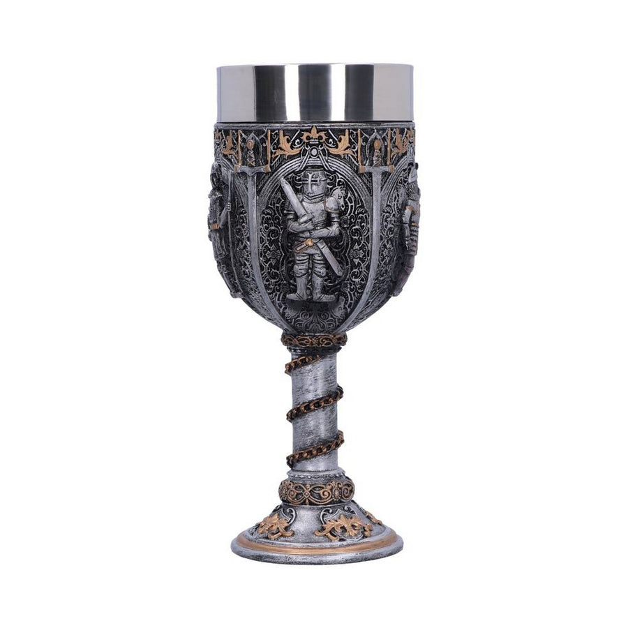 Medieval Knight Chain Wine Goblet D1070C4