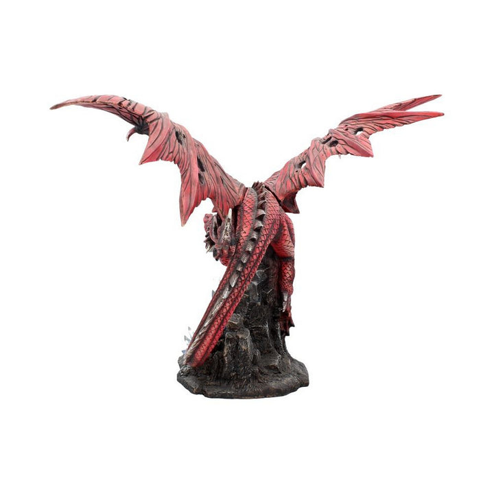 Fraener's Wrath Large Red Dragon Figurine D1223D5