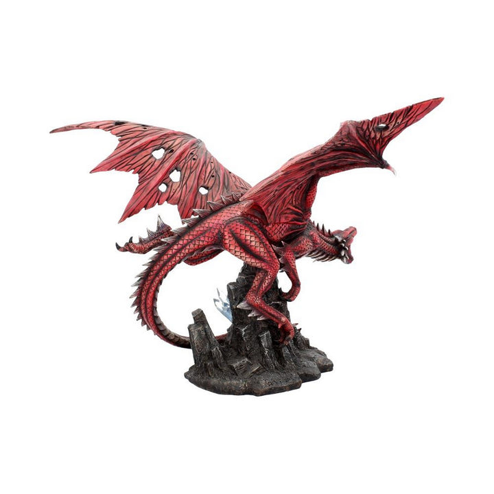 Fraener's Wrath Large Red Dragon Figurine D1223D5