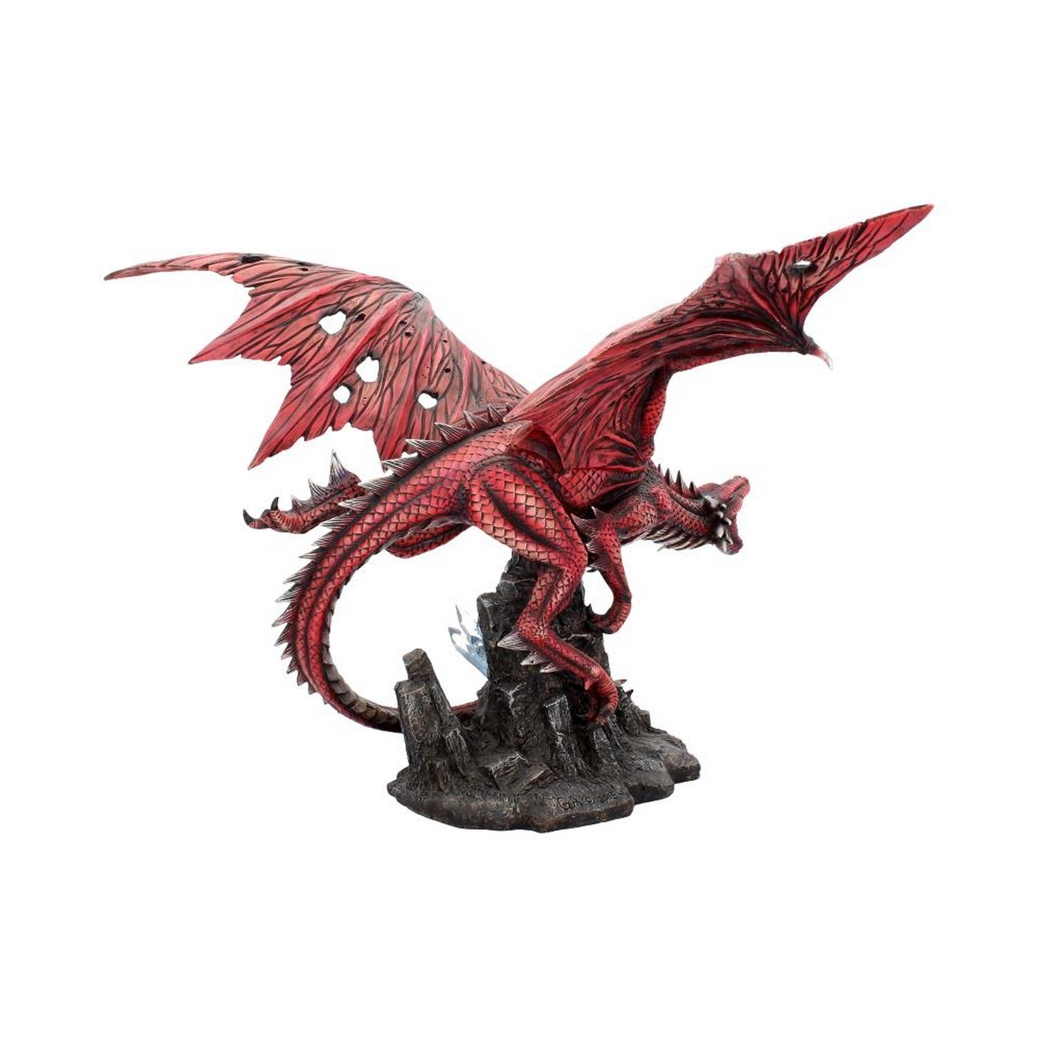 Fraener's Wrath Large Red Dragon Figurine D1223D5