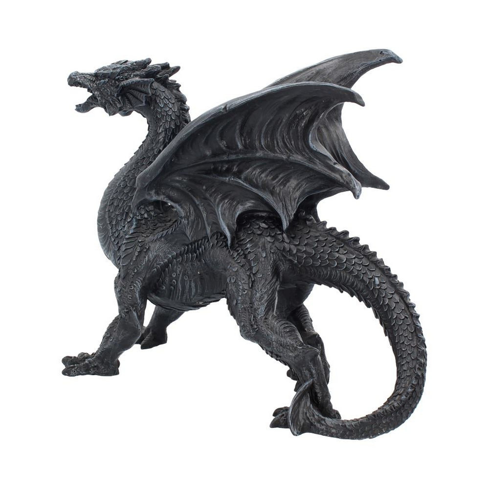 Nemesis Now Obsidian Dragon Watcher 31cm D1242D5