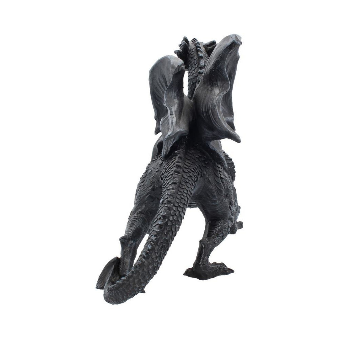 Nemesis Now Obsidian Dragon Watcher 31cm D1242D5