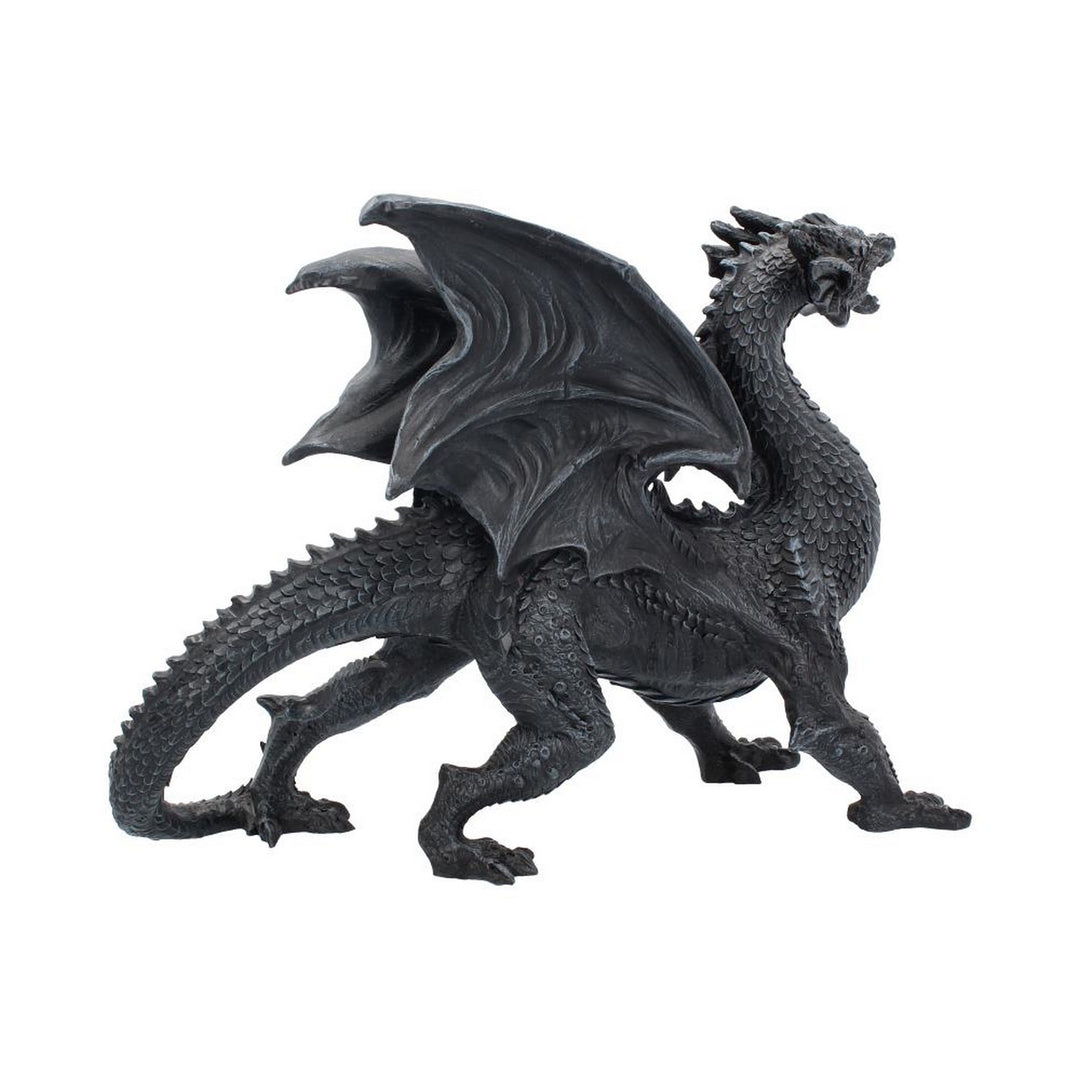 Nemesis Now Obsidian Dragon Watcher 31cm D1242D5