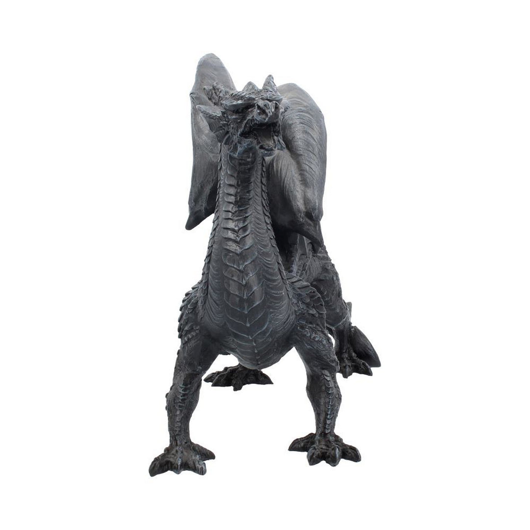 Nemesis Now Obsidian Dragon Watcher 31cm D1242D5