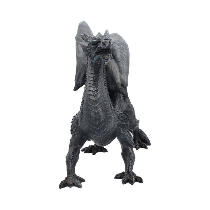 Nemesis Now Obsidian Dragon Watcher 31cm D1242D5