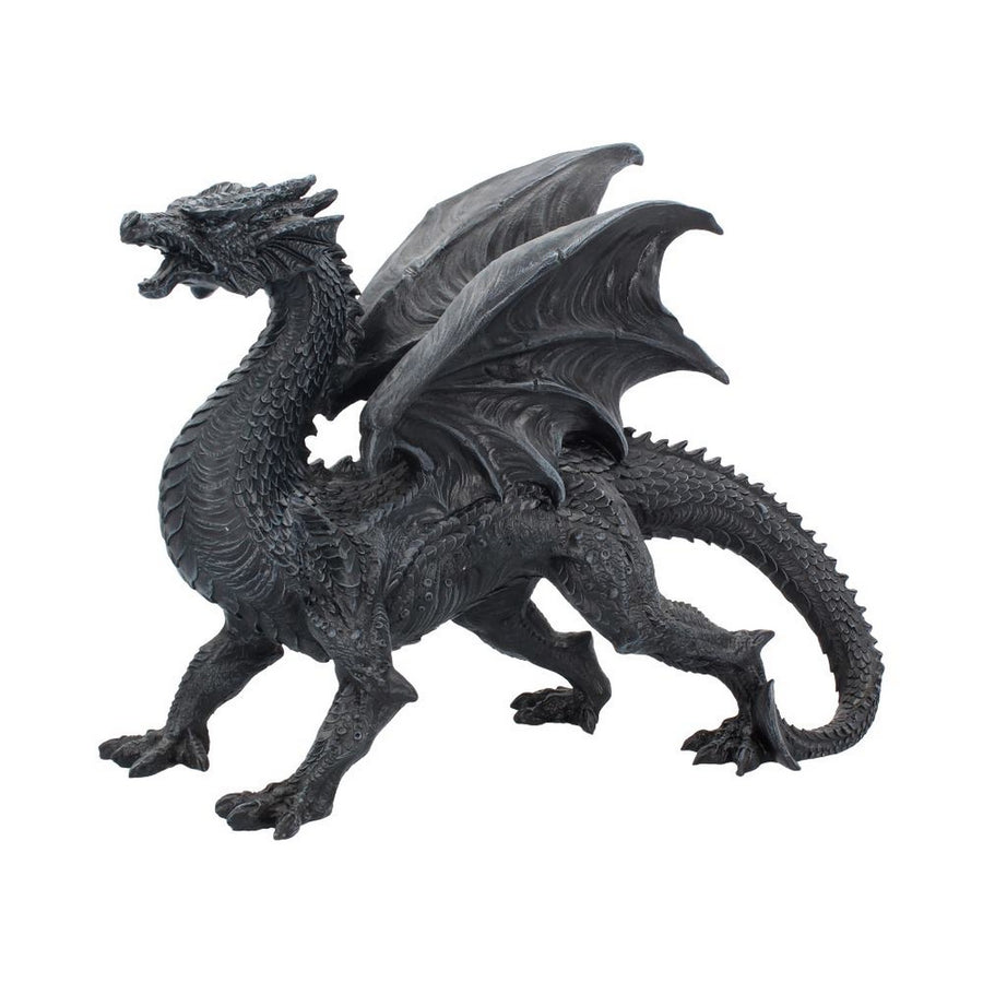 Nemesis Now Obsidian Dragon Watcher 31cm D1242D5