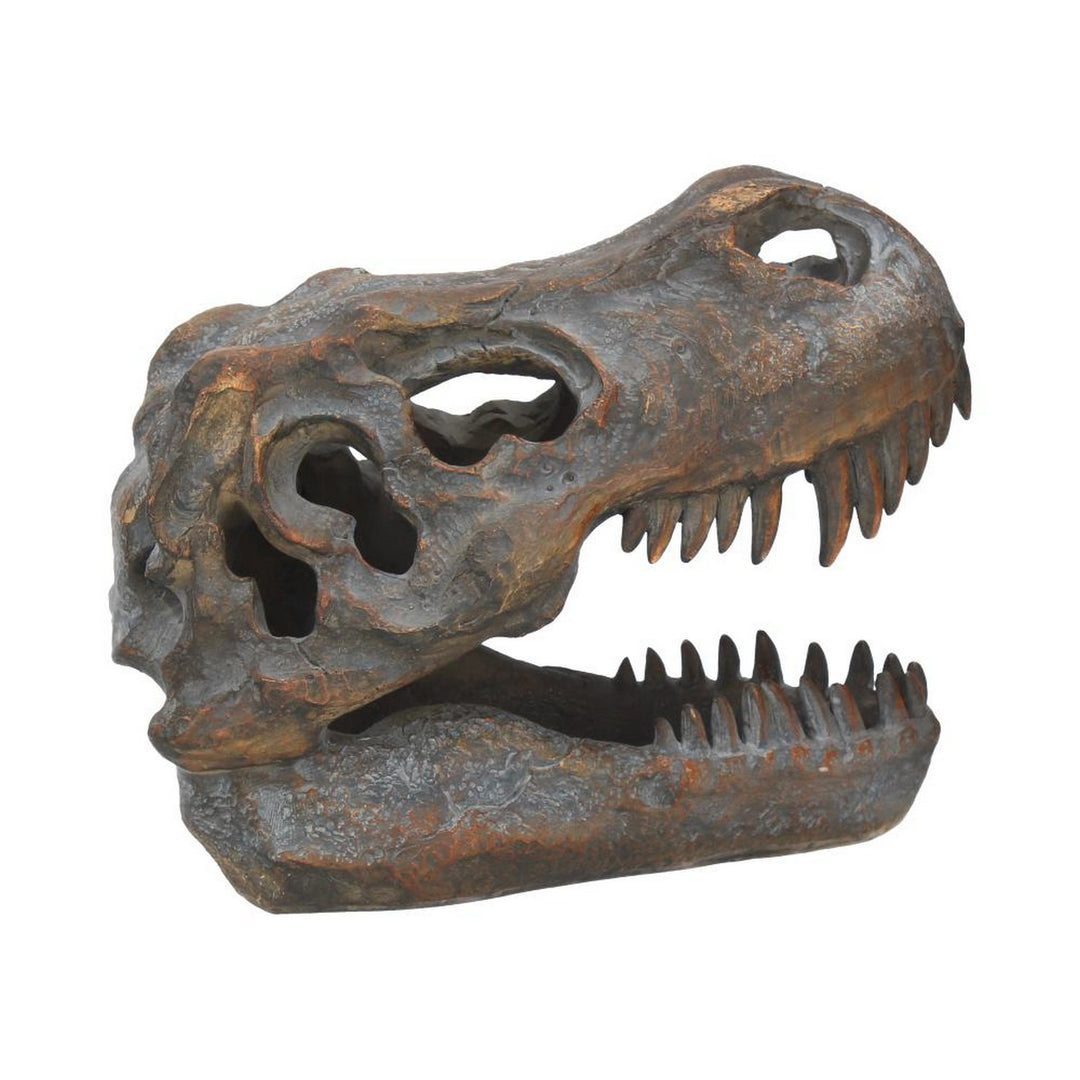 Freestanding Tyrannosaurus Rex Skull Figurine Ornament D1245D5
