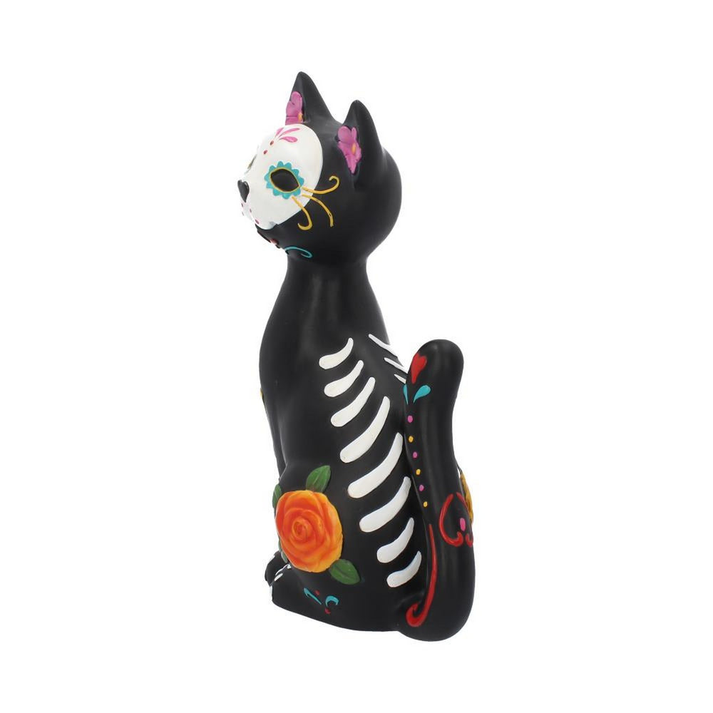 Sugar Kitty Figurine Day of the Dead Cat Ornament D1276D5