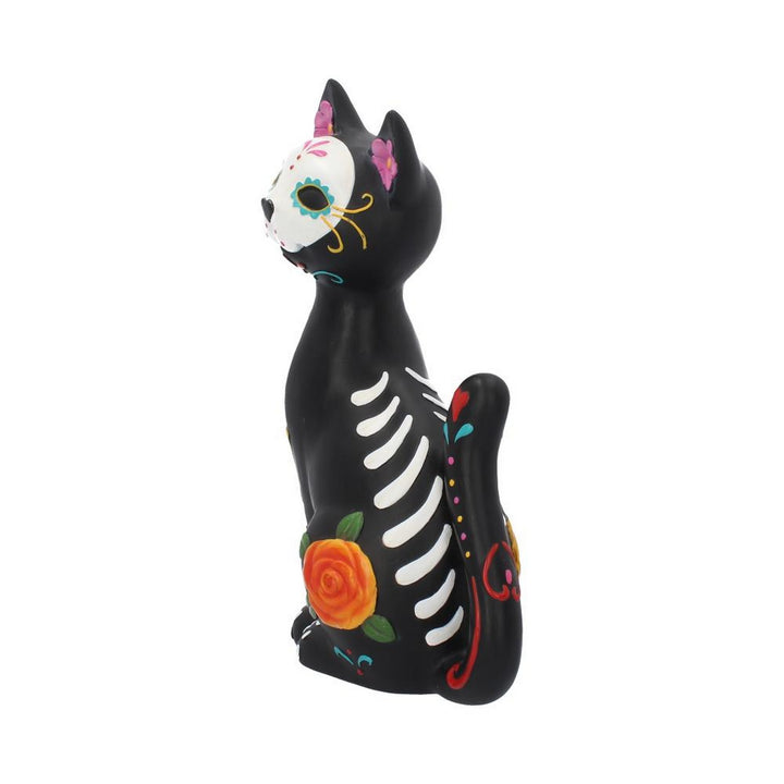 Sugar Kitty Figurine Day of the Dead Cat Ornament D1276D5