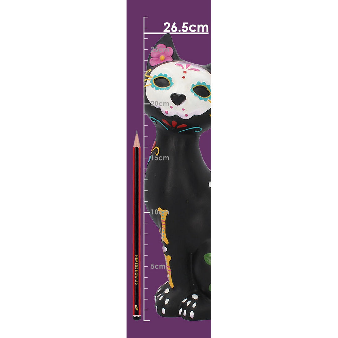 Sugar Kitty Figurine Day of the Dead Cat Ornament D1276D5