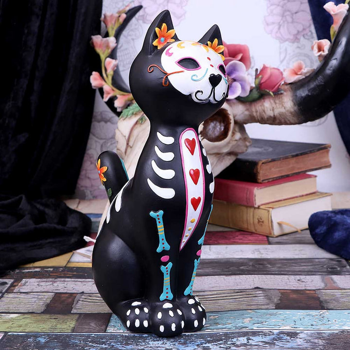 Sugar Puss Figurine Day of the Dead Cat Ornament D1277D5