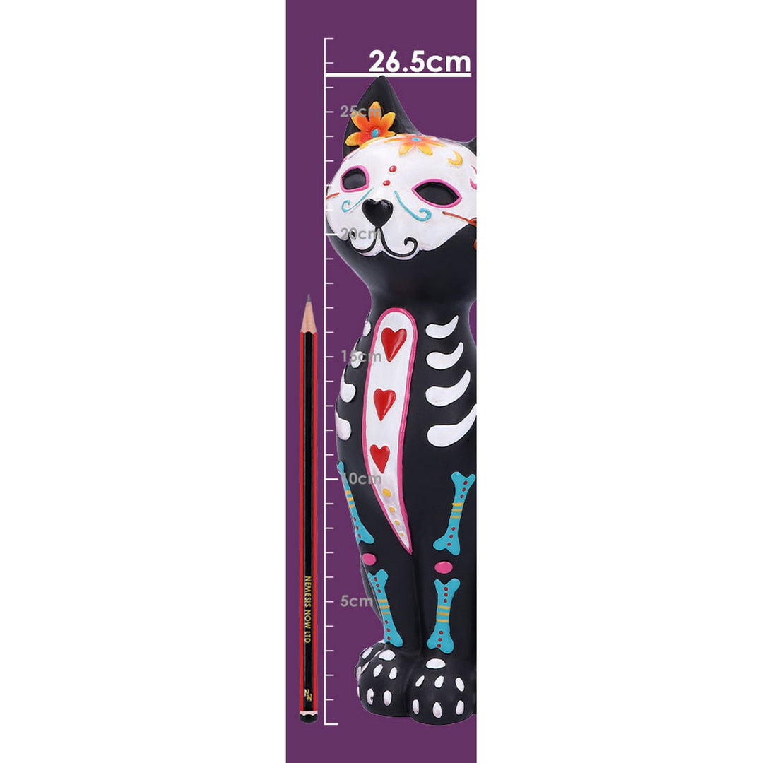 Sugar Puss Figurine Day of the Dead Cat Ornament D1277D5
