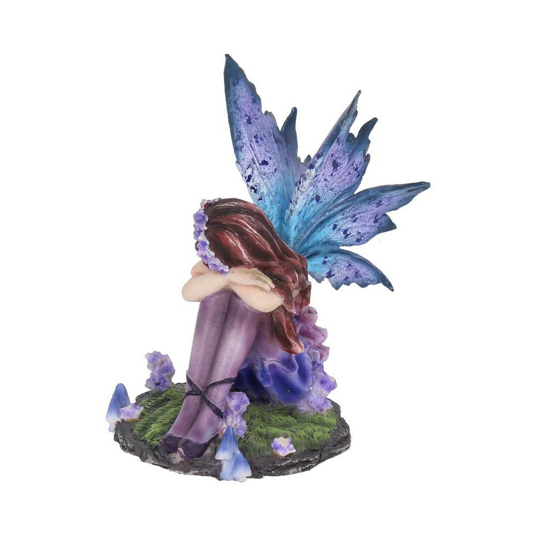 Akina Figurine Purple Blue Floral Fairy Ornament D1597E5