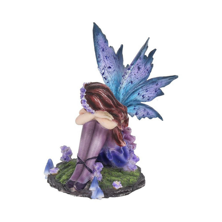 Akina Figurine Purple Blue Floral Fairy Ornament D1597E5