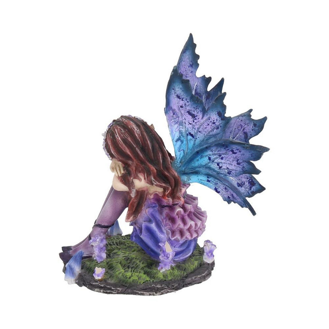 Akina Figurine Purple Blue Floral Fairy Ornament D1597E5