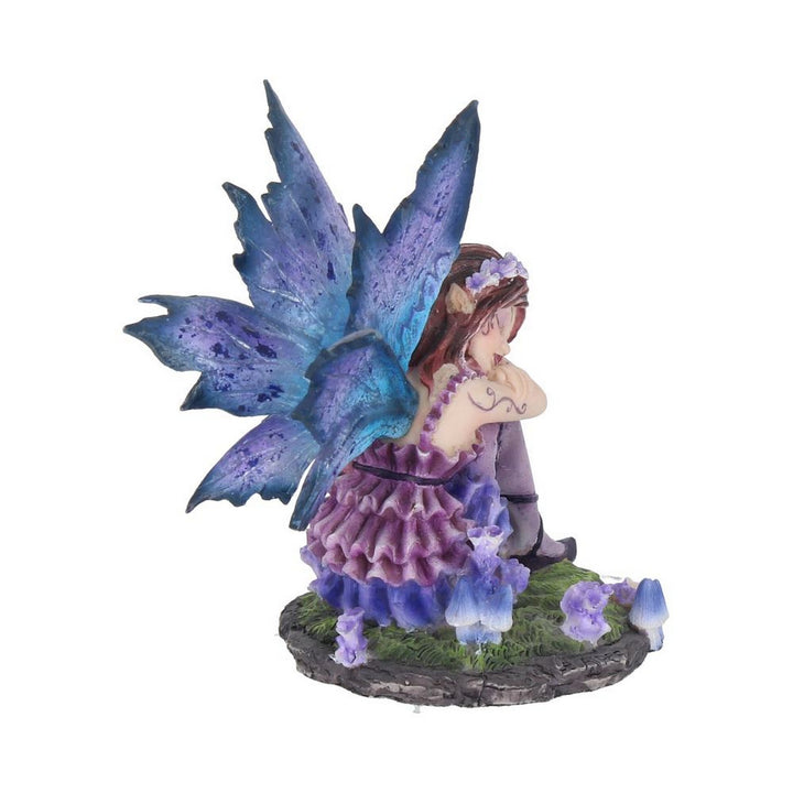 Akina Figurine Purple Blue Floral Fairy Ornament D1597E5