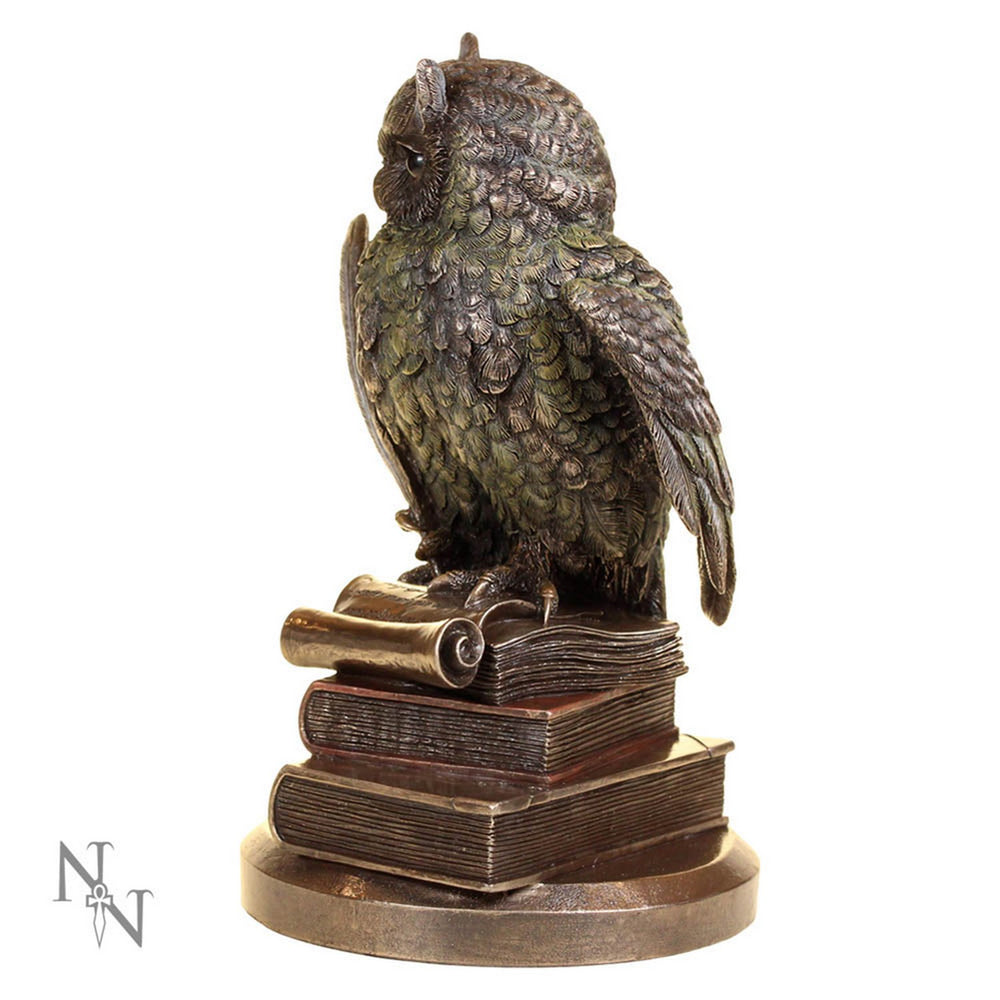 Ulula Bronze Academic Owl Figurine D1700E5
