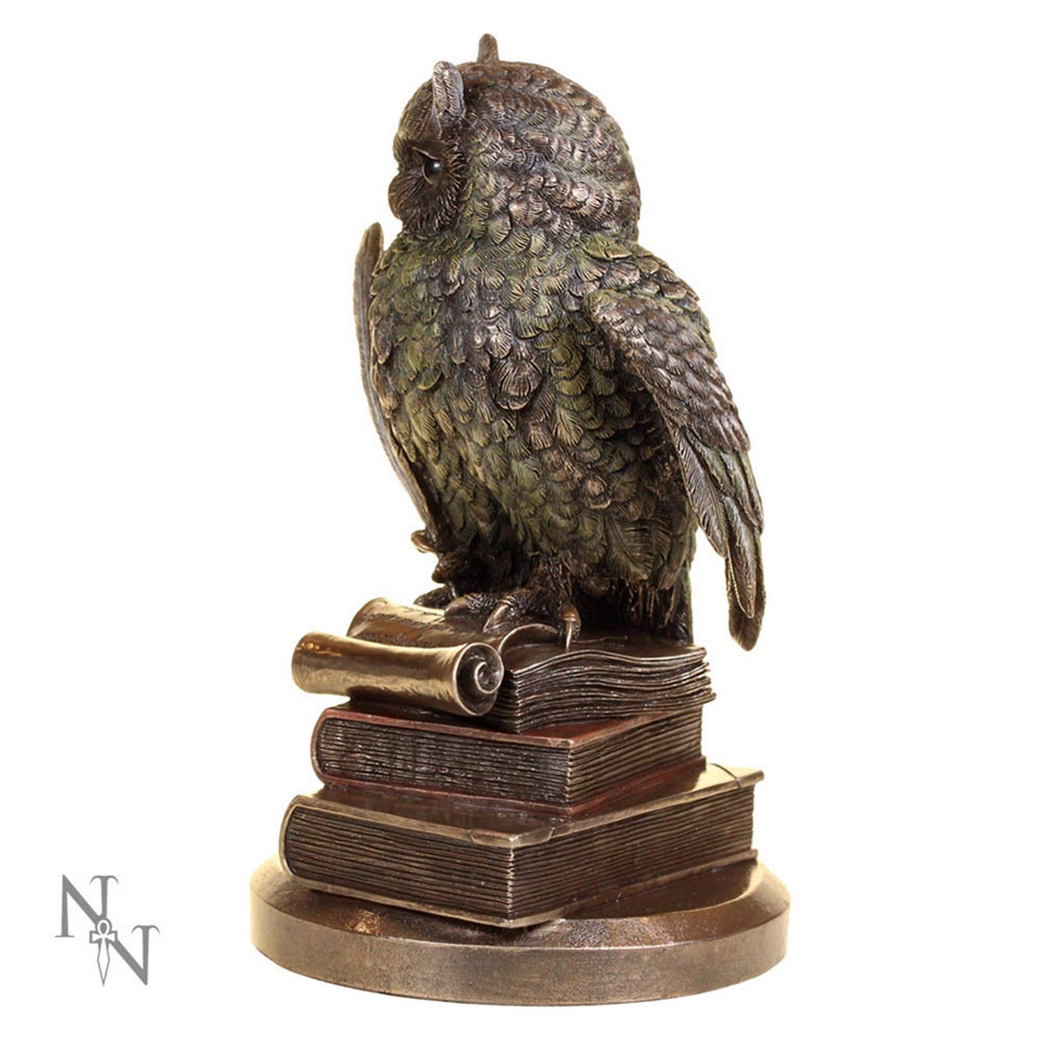 Ulula Bronze Academic Owl Figurine D1700E5