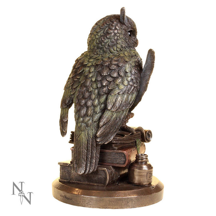 Ulula Bronze Academic Owl Figurine D1700E5
