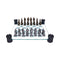 Raised Medieval Knight Chess Set With Corner Towers 43cm D1824E5