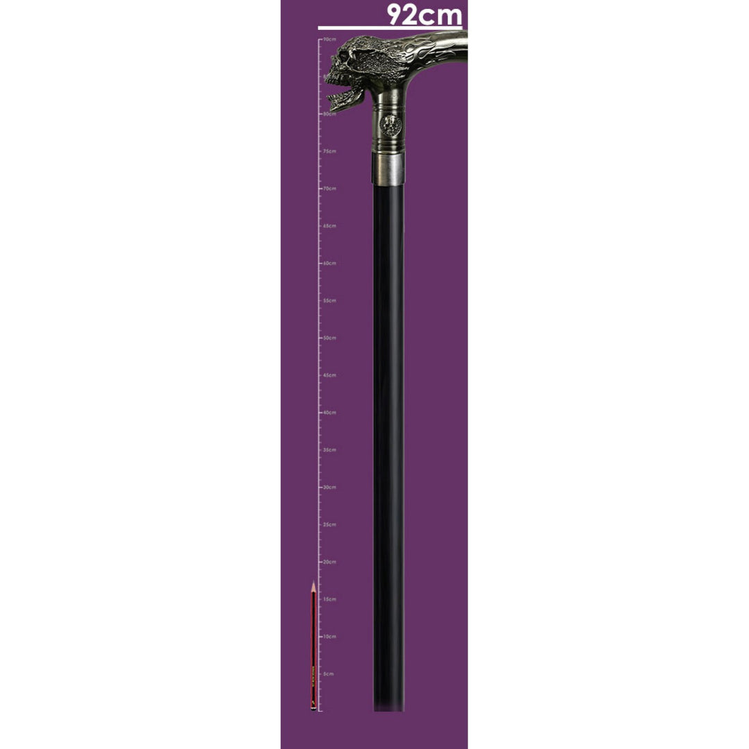 Xenocane Flamed Skull Swaggering Cane 89cm D1892F6