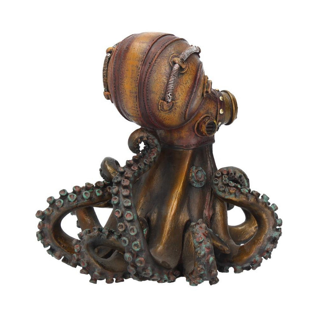 Bronze Octo-Steam Steampunk Octopus Squid Figurine D1979F6