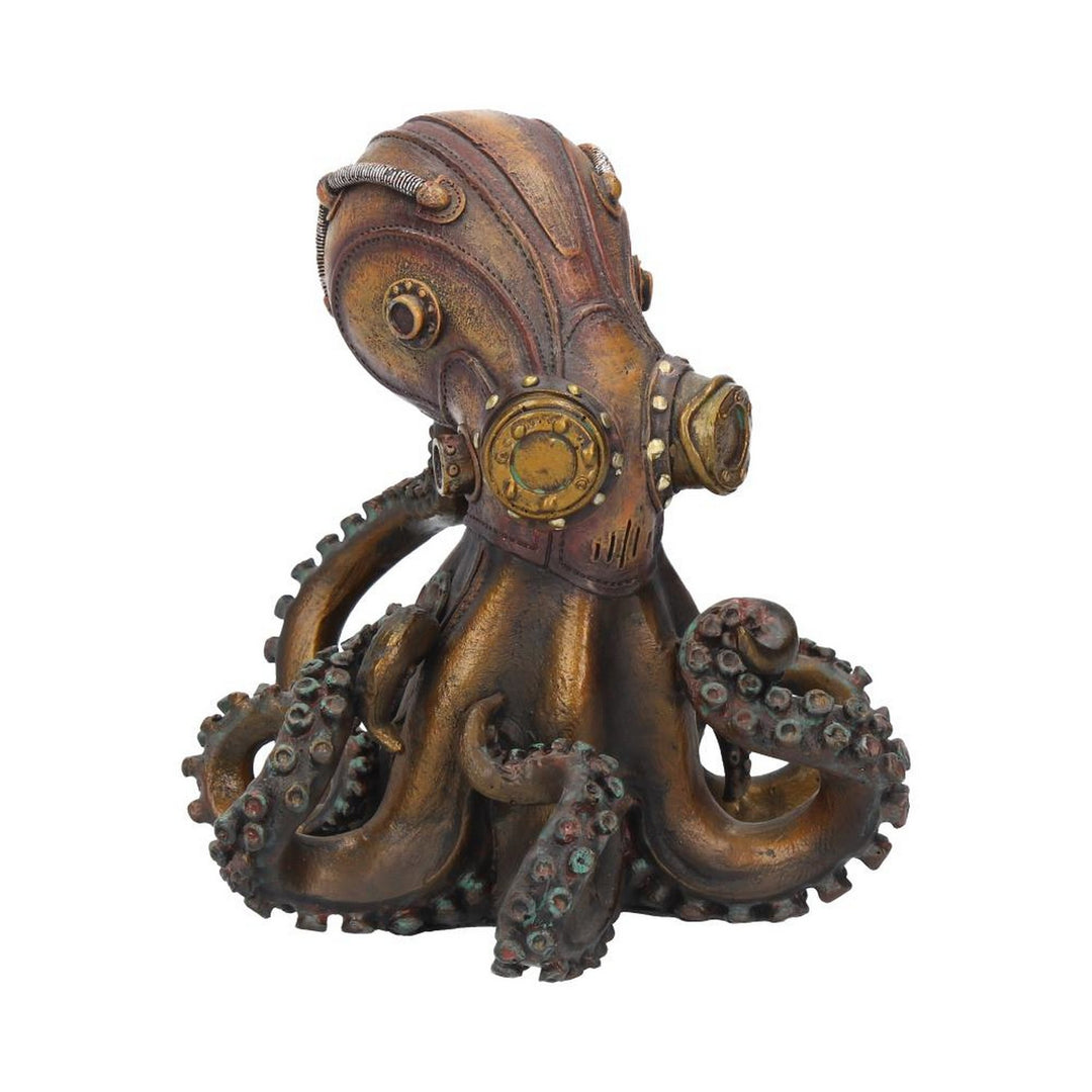 Bronze Octo-Steam Steampunk Octopus Squid Figurine D1979F6