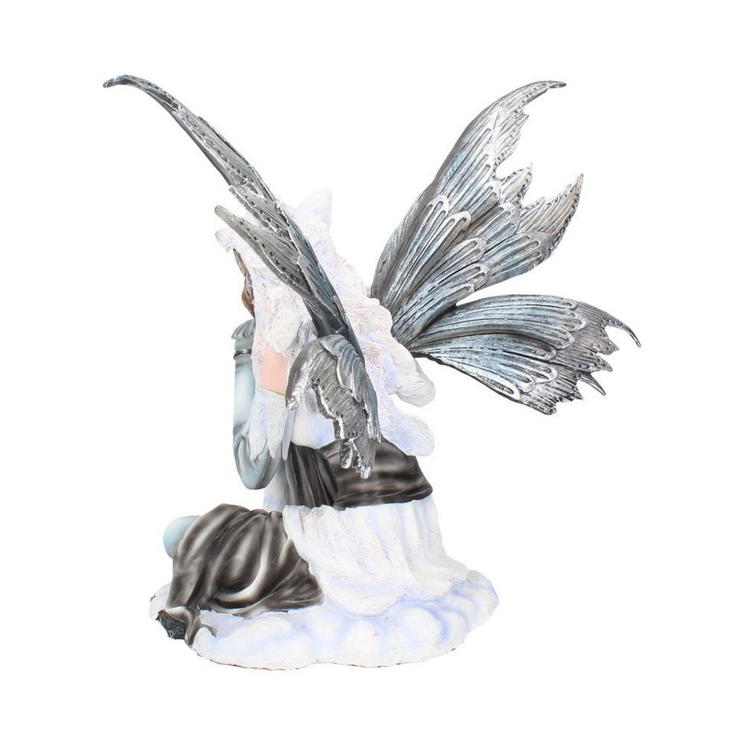 Fae-Lore Winter Fairy Wearing Wolf Hide 30cm D2032F6