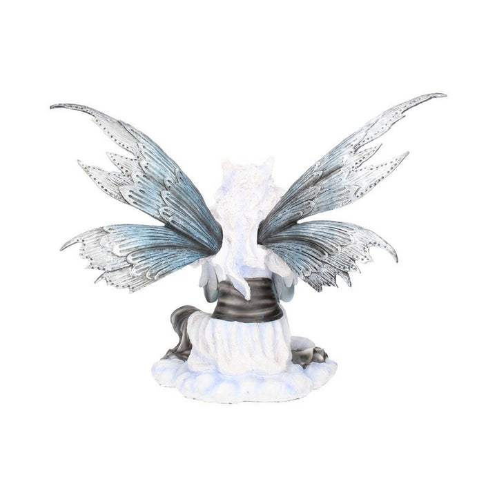 Fae-Lore Winter Fairy Wearing Wolf Hide 30cm D2032F6