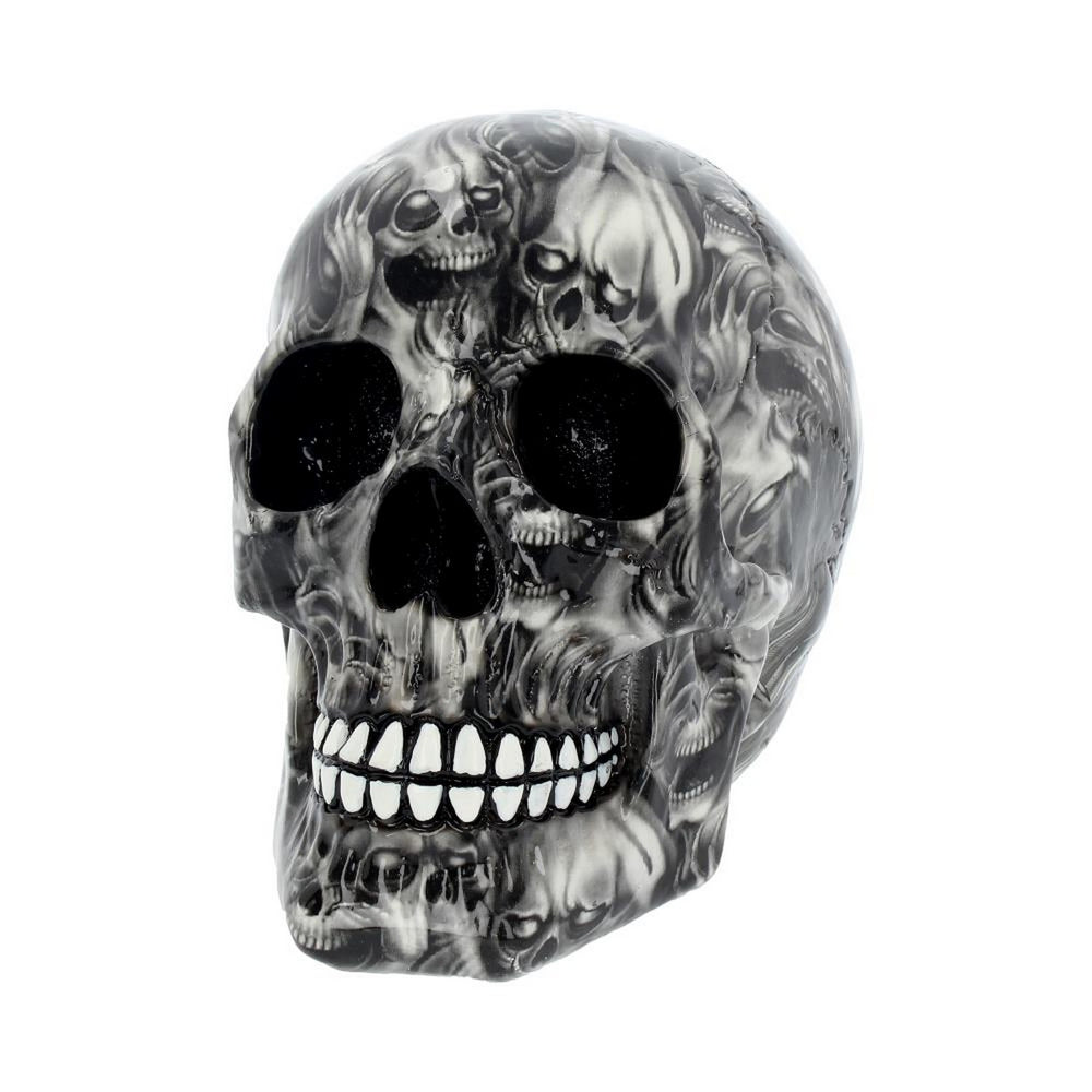 Screaming Soul Skull Print Ornament D2352F6