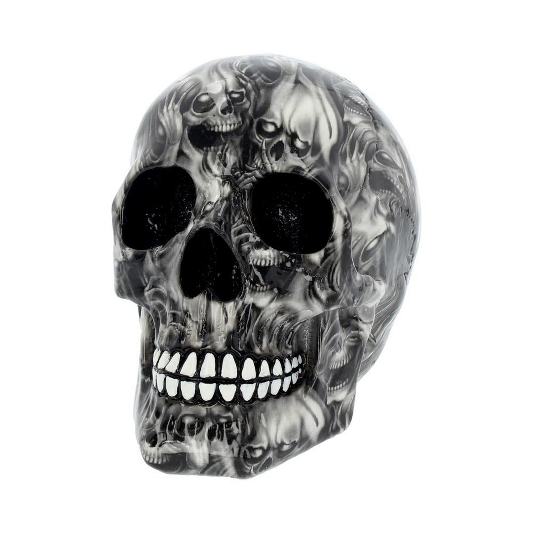 Screaming Soul Skull Print Ornament D2352F6
