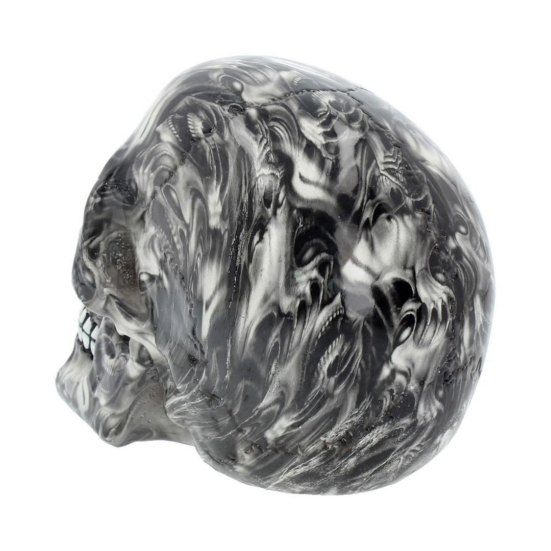 Screaming Soul Skull Print Ornament D2352F6