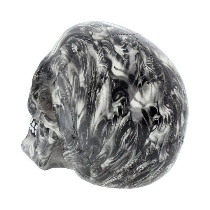Screaming Soul Skull Print Ornament D2352F6