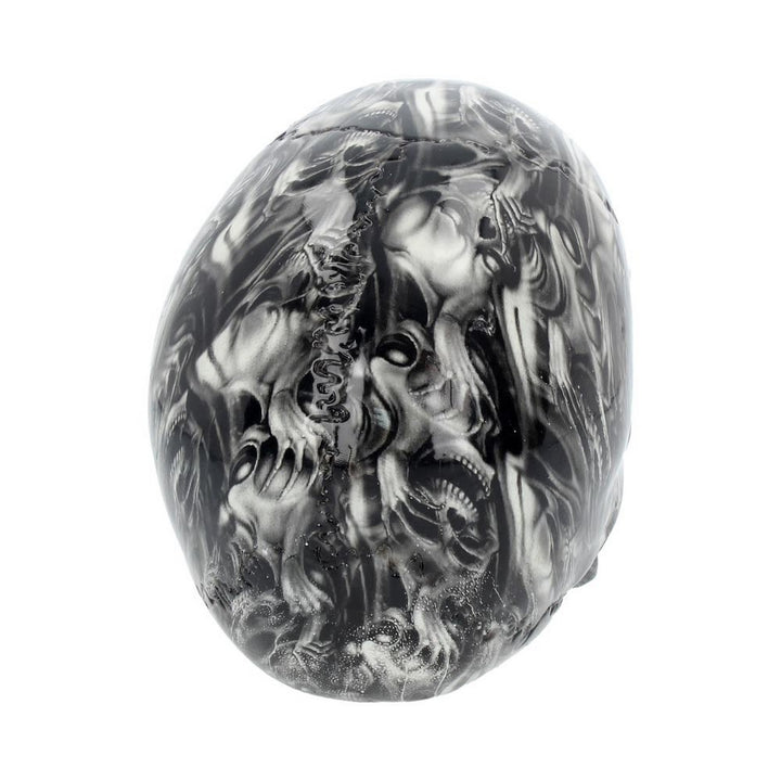 Screaming Soul Skull Print Ornament D2352F6