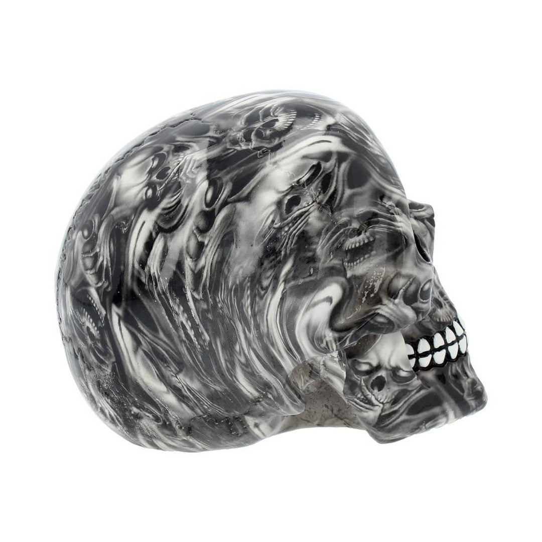 Screaming Soul Skull Print Ornament D2352F6